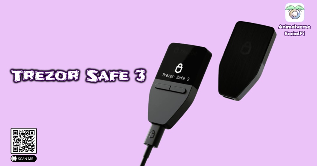 Hardware wallet Trezor Safe 3