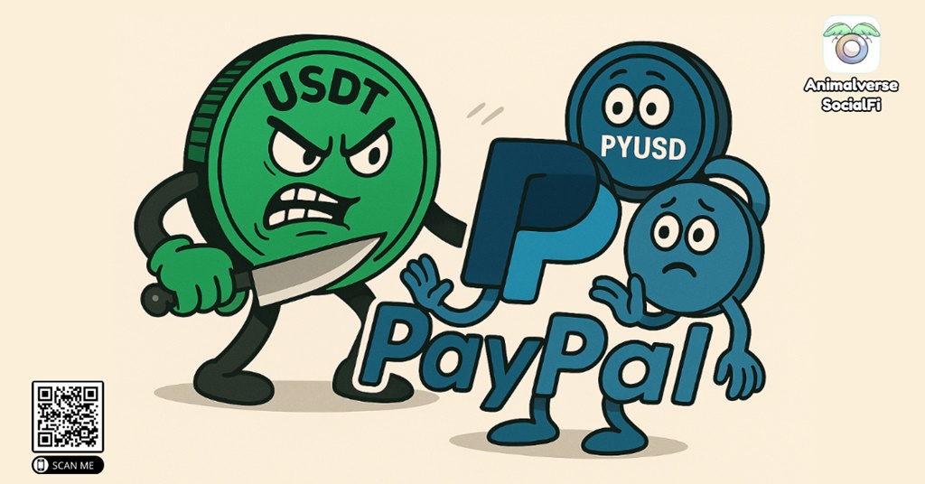 USDT's popularity has led to a decline in PayPal usage