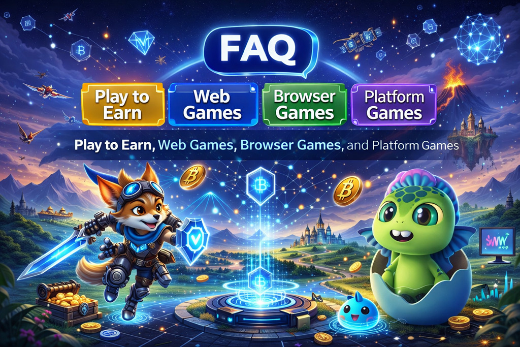 FAQ Play to Earn, Web Games, Browser Games, and Platform Games