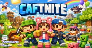 Craftnite on Animalverse.social The 1 hit game mixing Minecraft and Fortnite. Build blocky stairs dig tunnels to take other players down 1