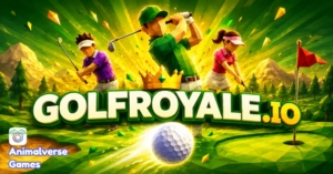 GolfRoyale.io on Animalverse.social is a real time mini golf game where you can play against up to 50 opponents at once You will race to complete each course more efficiently 1
