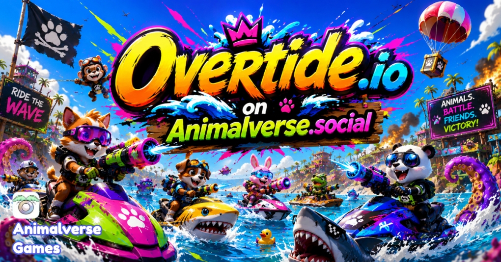 Overtide.io on Animalverse.social is a free Multiplayer Online FPS Game. No Download needed Become the 1 Overtide player today in this first person shooter IO Overtide game