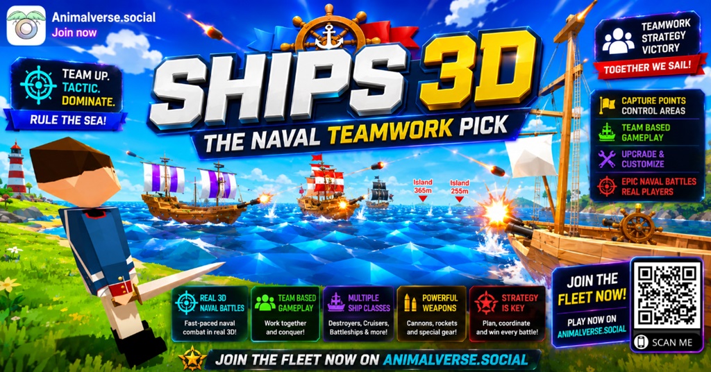 8 Ships 3D The Naval Teamwork Pick