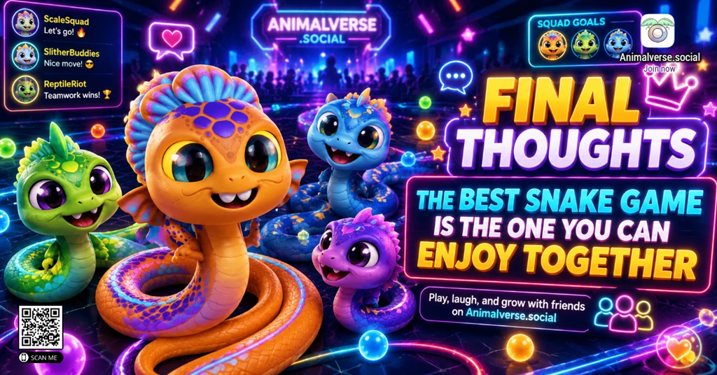 Final Thoughts The Best Snake Game Is the One You Can Enjoy Together