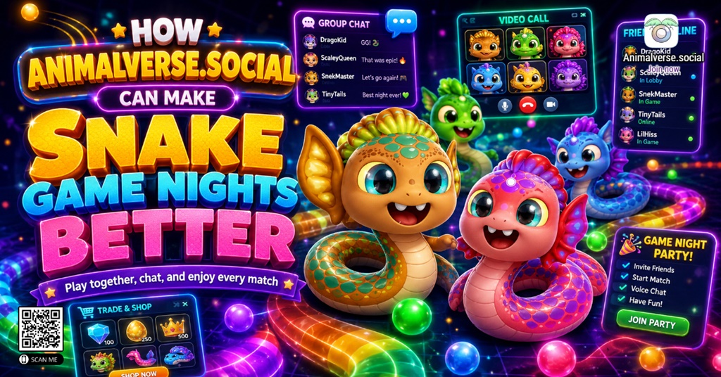 How Animalverse.social Can Make Snake Game Nights Better