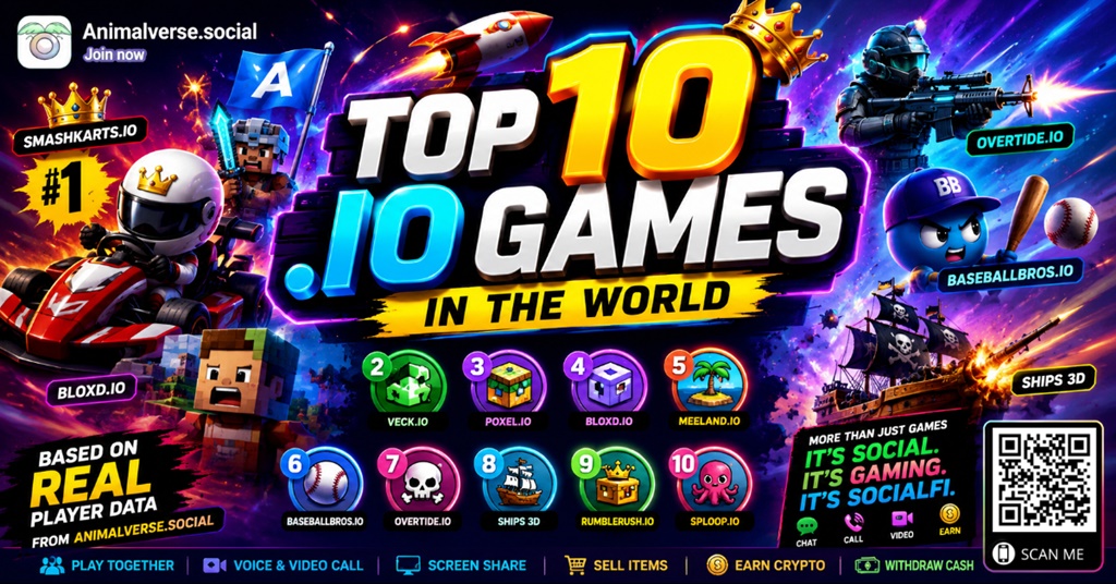 Top 10 .IO Games in the World
