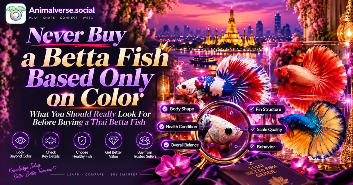 Never Buy a Betta Based Only on Color