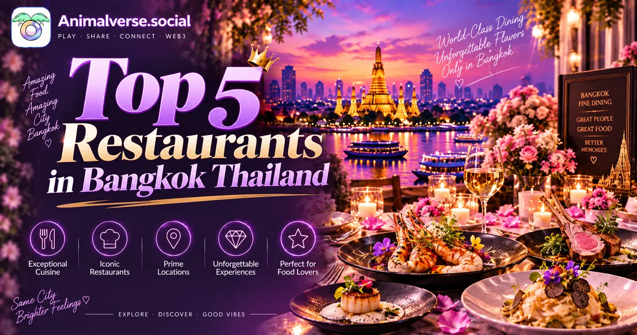 Top 5 Restaurants in Bangkok Thailand Best Restaurants to Experience in 2026