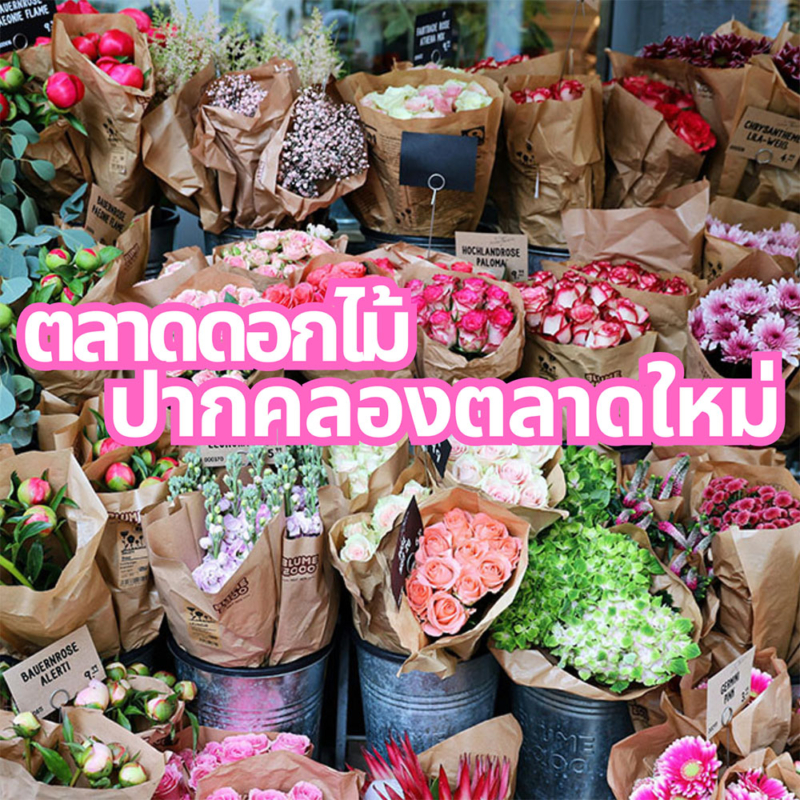 ตลาดดอกไม้ปากคลองตลาดใหม่