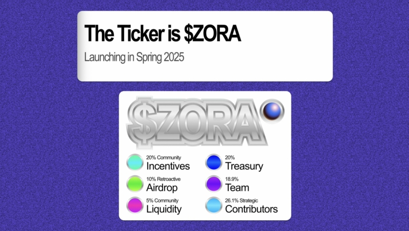 zora just announced their token and airdrop