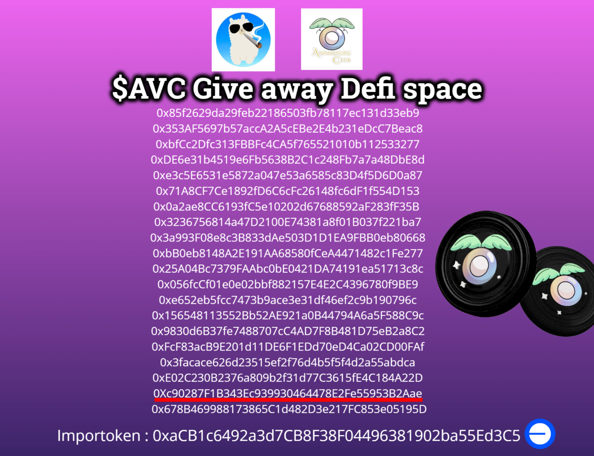 we-are-pleased-to-announce-that-animalverse-club-has-successfully-transferred-avc-token-on-base-from-the-in-difi-space-ethereumthaila1-to-the-lucky-wallet-address-which-can-be-used-immediately-in-th