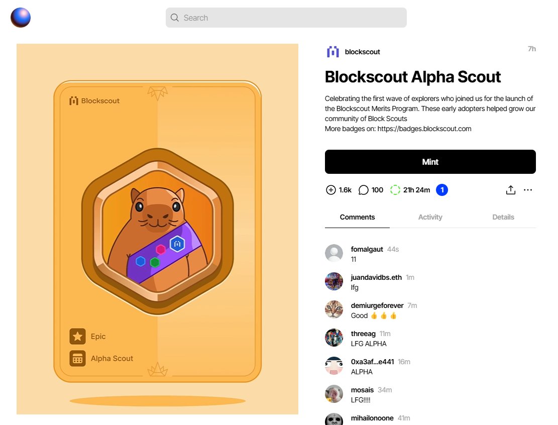 blockscout-alpha-scout