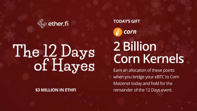 แคมเปญ The 12 Days of Hayes ของ EtherFi