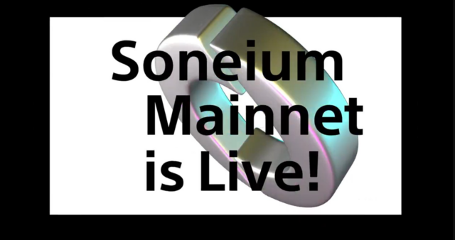 Soneium Layer 2 จาก Sony เปิด Mainnet แล้ว