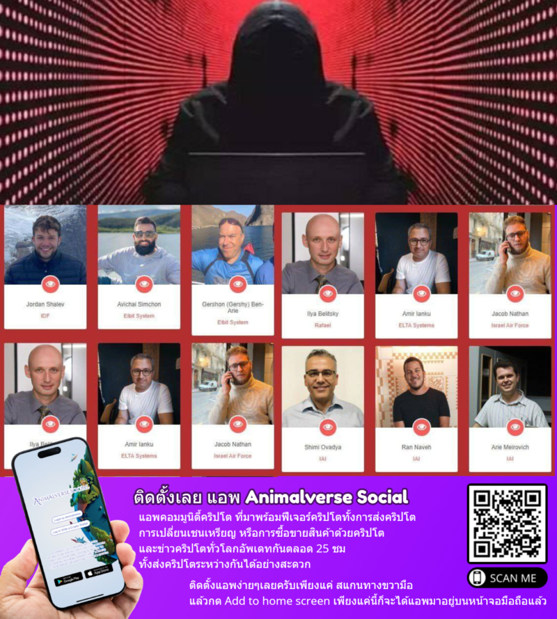 อิสราเอลช็อก! แฮกเกอร์ Hanzala เผยตัวตนสมาชิกลับของภาครัฐ ข้อมูลส่วนบุคคลของพนักงานหน่วยงานความมั่นคงของอิสราเอล