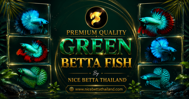 High quality green betta fish for sale