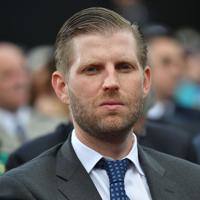 President Trump's son Eric Trump says "₿uy the dips."