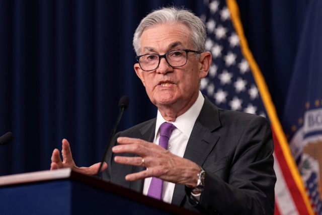 Fed Chair Jerome Powell says interest rates will stay the same or be cut a little, or cut a lot. "I don't think a rate hike is anyone's base case."