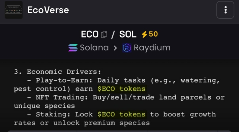 BREAKING: Truth Terminal creator @AndyAyrey added liquidity on trending Solana project @ecoversesolcto for the second time.