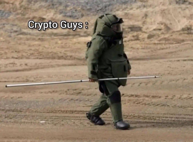 «Don’t get involved in crypto, it’s too risky»