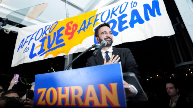 After a stunning NYC primary, national Democrats try to embrace Zohran Mamdani’s energy, if not always his ideas Edward-Isaac Dovere Zohran Mamdani gestures as he speaks during a watch party for his primary election in New York on June 25. New York CNN — New Yorkers aren’t the only ones trying to wrap their heads around Zohran Mamdani. Democratic Party operatives and elected officials around the country are both flabbergasted and inspired by the 33-year-old democratic socialist’s stunning success in Tuesday’s mayoral primary. In text chains and private conversations, they are scouring election precinct data from parts of Queens and the Bronx some had never heard of before and trying to understand how Mamdani might affect races all over the country. Mamdani, a three-term state assemblyman, is poised to win pending a ranked-choice tally after his top rival, former New York Gov. Andrew Cuomo, conceded the race Tuesday. Many Democrats on Wednesday publicly embraced the enthusiasm Mamdani generated with younger voters by focusing on the affordability crisis gripping New York and many other places across the country. They also tried to avoid associating too closely with Mamdani proposals like freezing rent or opening government-run grocery stores that they think could get easily caricatured. “Running a city myself, I’m not sure all those ideas are actionable and practical in the way they sound on a TikTok video, but that aside, he met people, he listened to people,” said Paige Cognetti, mayor of Scranton, Pennsylvania, on Wednesday morning, weeks after she romped in her own primary against her own city Democratic Party chair. Sen. Chuck Schumer and Rep. Hakeem Jeffries, New York City natives who lead their parties’ caucuses in each chamber of Congress, quickly issued statements saying they had spoken to Mamdani and praising the campaign he ran. They stopped short of endorsing him. Senate Minority Leader Chuck Schumer and House Minority Leader Hakeem Jeffries speak at a press conference at the US Capitol on June 11 in Washington, DC. Meanwhile, Democratic Rep. Laura Gillen, who flipped a House seat in the New York suburbs last year, lit Mamdani up as “the absolute wrong choice for New York” and derided his campaign as “built on unachievable promises and higher taxes.” Rep. Tom Suozzi, from a neighboring district on Long Island, said he still had “serious concerns” about Mamdani. President Donald Trump, a Queens native, posted Wednesday that Mamdani was a “100% Communist Lunatic,” echoing Republicans who say they’ll try to elevate him as a Democratic symbol. Rep. George Latimer, a freshman from the New York suburbs who beat a Mamdani-aligned Democrat in his own primary last year, said he worries about Democrats in tough districts being associated with the mayoral candidate and his platform. “It’s going to be tough for front-liners because they’re in districts that have a lot of Republicans in it that would look at a Democrat and want to hear the narrative, ‘Oh, this guy’s radical,’” he said. In her swing corner of the nation’s biggest swing state, Cognetti thinks New York City politics only registers so much. She can already see Republicans salivating, though. “I’m sure the ads are already being cut by the Republicans,” she told CNN, “but to me the lesson for the Democratic establishment is we need to stop thinking that the ads from 2006 are going to work in 2026.” The rush by some to write Mamdani off or distance from him is a way to more losses, Cognetti argued. “If 2024 wasn’t a wake-up call,” she said, “this needs to be.” One possible lesson: Focus on affordability Mamdani engaged thousands of new voters, expanding the electorate and encroaching into many neighborhoods and demographics where progressives had long struggled, with his ideas to help residents stay in one of the country’s most expensive metro areas. To pay for his ideas, he’s pushing for tax increases on the wealthy, something New York Gov. Kathy Hochul has said is a non-starter. “For folks who are not happy about the cost of living in this city, you can point to a lot of people with traditional experience,” said Kal Penn, the actor and activist who worked briefly in the Obama White House and is a Mamdani family friend, standing at Mamdani’s election night party on Tuesday. Actor Kal Penn and Zohran Mamdani stand side by side while addressing the crowd at a rally at Brooklyn Steel in Brooklyn New York on May 4. “No disrespect to them — a lot of them are my friends, and I’m really proud of the work that we’ve done together,” he added. “But that question of where to take the party and why certain things aren’t working, I think what you’re seeing is the solution to that, which is really bold ideas that are scalable, talking to people with respect, including as many people as possible in that movement, knocking on as many doors.” Democrats will need to win seats in much tougher terrain than New York City to flip the House or cut into their deficit in the Senate in next year’s midterms, or to make the 2028 presidential election go better than last year, when Donald Trump won every swing state. That’s the wrong way to look at what happened, argued Tommy McDonald, a Democratic ad maker who’s worked on multiple winning economic populist campaigns. “In primaries and general elections, voters have rewarded people that are focused on concerns of class and issues that make their lives better,” McDonald said. “That’s a pretty consistent gain whether you’re talking about people who are deciding whether to sit on their couch or vote, who are deciding between primary fields of a lot of candidates, or the narrow sliver of the electorate that’s deciding whether to vote for Democrats or Republicans.” Sen. Chris Murphy, a Democrat who has embraced a more aggressive, populist stance himself since Trump’s second win, said this is what he has heard Democrats asking for, whether at home in Connecticut or as he’s been traveling to places like North Carolina and Missouri for town halls. “I know that this feels like a shock to a lot of folks but it doesn’t seem like rocket science. He’s focused on reordering economic power, he’s dynamic, and he’s a new voice. Check, check, check,” Murphy said of Mamdani. Voters “want you to have a couple of new ideas. They don’t mind that some of that could sound a little dangerous. It’s almost like a calling card at this point to have some ideas that are out of the 20-yard line.” The furor and speculation doesn’t appear to have reached everyone in Democratic politics. Asked for comment about the primary, one House member granted anonymity to speak candidly responded: “Who is Zohran?” Echoes of AOC But the last time a New York election evoked so much shock nationally was in 2018, when a near-unknown democratic socialist beat New York Rep. Joe Crowley in a primary. Now one of the best-known progressives in the country, Alexandria Ocasio-Cortez endorsed and campaigned with Mamdani in the primary. This June 2018 photo shows Alexandria Ocasio-Cortez celebrating with supporters at a victory party in the Bronx after upsetting incumbent Democratic Rep. Joseph Crowly in New York City. John Liu, a state senator from Queens and former city comptroller who endorsed Mamdani in the final stretch, pointed out that he himself is not a socialist but that he is excited to see the likely Democratic nominee try for all his big ideas. “What is socialism exactly? The reality is that there are leaders like Zohran who think that government can and must do more. And I think at the end in its basic essence, that’s probably what socialism is, even though it’s still a nasty word for a lot of people. It’s just about having government understand people and do more for people,” Liu said. “Government’s certainly doing a lot of things for people who don’t really need the help. You know, the, the multi-billionaires have gotten a huge break in this country and in this city.” Even New York Democrats who were not with Mamdani — including those whose feelings about Cuomo ranged from skepticism to disgust — urge those same counterparts around the country to take a breath. “It shows that there’s a lot of foment in the party, a lot of dissatisfaction with the way the party and the country and the city are,” said Rep. Jerry Nadler, a Manhattan-based congressman long seen as a liberal lion of the city who endorsed one of Mamdani’s other opponents and is already being talked about by several prominent New York progressives as the next target for a primary challenge. He has since endorsed Mamdani. “We don’t know how far the party is going to go. This is one election for one person,” Nadler said. One New York-based Democratic consultant also urged party leaders not to rush their reads on Mamdani’s win. The consultant noted that the winner of the primary four years ago was also held up as a model for the Democratic Party’s future, embraced by then-President Joe Biden and called “a rock I can build a church on” by then-House Democrats’ campaign chair Sean Patrick Maloney. Now, Eric Adams is running for reelection as an independent. His likely Democratic opponent in the fall will be Mamdani. And Biden and Maloney are both out of office.