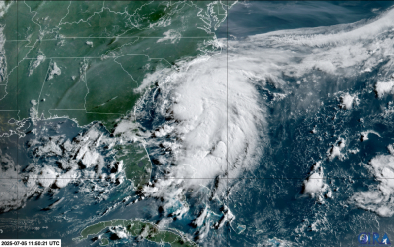 Tropical Storm Chantal will be the first system of hurricane season to impact the US Tropical Storm Chantal meanders off the Southeast coast on Saturday morning. Tropical Storm Chantal formed off the Southeast coast early Saturday morning, becoming the third named system of the Atlantic hurricane season, according to the National Hurricane Center. While the storm is the first of the season to impact the United States, it isn’t a major threat to land, but could drench parts of the Southeast and create risky beach conditions through the weekend. The center of the storm was about 100 miles away from Charleston, South Carolina, Saturday afternoon and will continue to slowly creep toward the coast into early Sunday morning. The storm will strengthen some through Saturday night, but is expected to make landfall in South Carolina as a tropical storm potentially during the earliest hours of Sunday morning. Landfall will likely occur somewhere between Charleston and Myrtle Beach, South Carolina. A tropical storm warning was in place Saturday for portions of the South Carolina and North Carolina coasts. The latest forecasts suggest the storm will kick off several rounds of thunderstorms that could drop more than 2 to 4 inches of rain on parts of the Carolinas, with isolated amounts of up to 6 inches by Monday. The system is expected to bring 1 to 2 feet of storm surge in areas of onshore winds. Additionally, rough surf and rip currents will continue to plague much of the Carolina coastline through the holiday weekend. Outside of the Southeast, most of the country will see ideal conditions for July 4th weekend, particularly in the Northeast and West, where calm, mostly clear skies are expected. The Southeast is likely to dry out by Tuesday. Texas and the Upper Midwest could continue to see strong to severe thunderstorms with damaging winds and hail through the weekend. Torrential rainfall triggered deadly flooding in Texas early Friday morning as rivers rushed beyond their banks and flooded nearby campgrounds and homes.