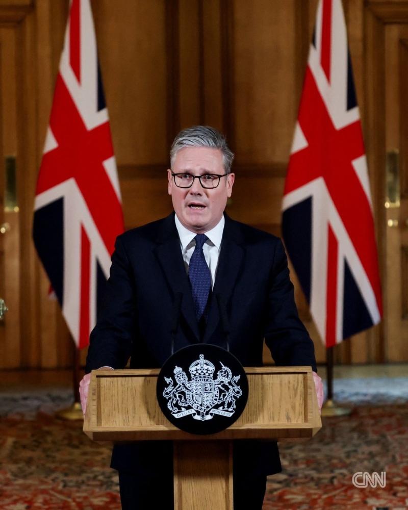 The UK says it will recognize a Palestinian state in September unless Israel takes steps to end the "appalling situation in Gaza" and agree to a ceasefire. Follow live updates.