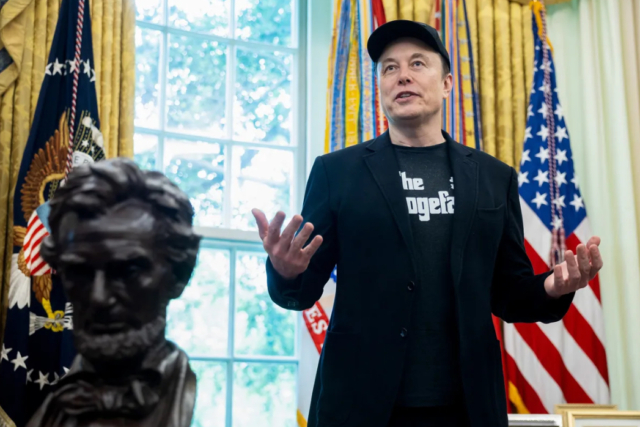 Musk Rages as Trump Tax Bill Slashes Electric Vehicle Credits Elon Musk in the Oval Office of the White House on May 30. Elon Musk slammed the US Senate’s latest version of President Donald Trump’s multi-trillion dollar tax bill Saturday, raging online that the cuts to electric vehicle and other clean energy credits would be “incredibly destructive” to the country. Musk, the chief executive officer of Tesla Inc. and SpaceX, posted on his social media platform X about the bill, which the Senate was planning to put to an initial vote on Saturday. Musk recently left Trump’s side after working for several months as the head of Trump’s so-called Department of Government Efficiency.