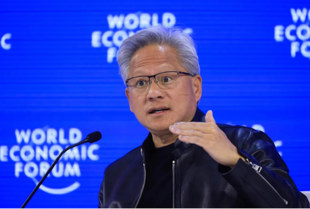 Global Chip Stocks Soar as Huang Helps Fuel AI Euphoria at Davos