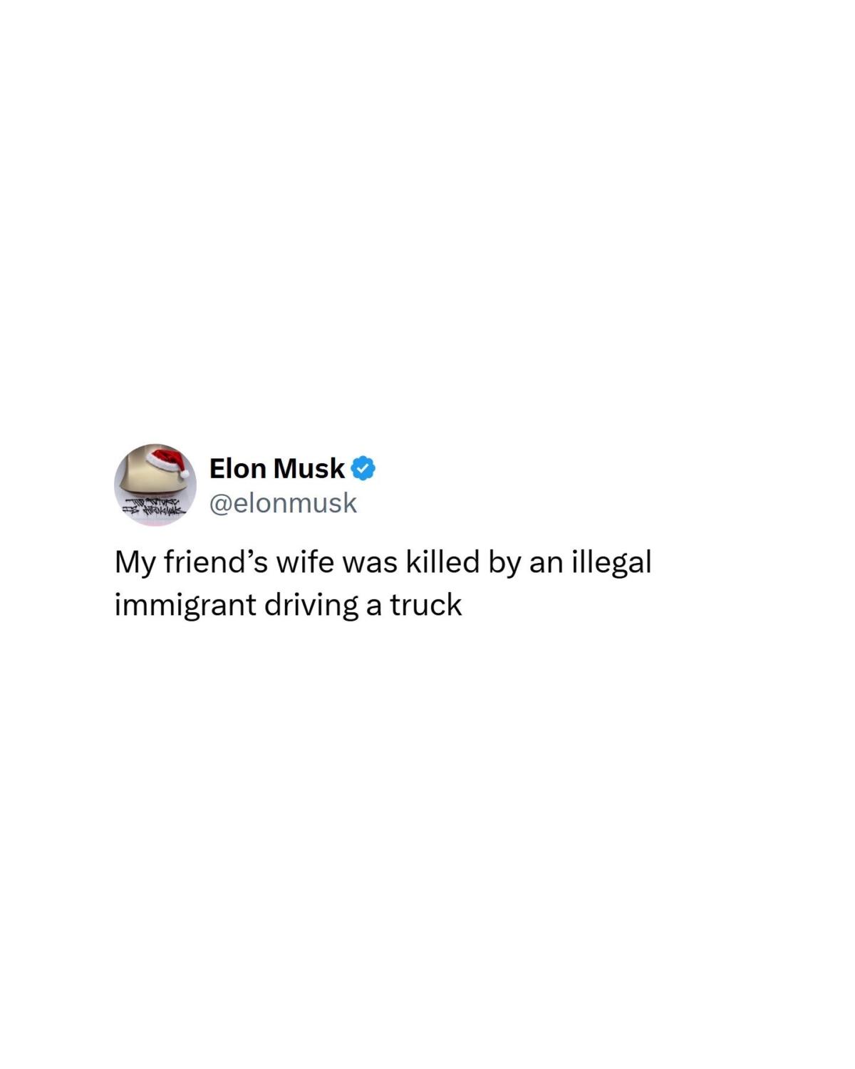 elon-musk-says-his-friends-wife-was-killed-by-an-illegal-immigrant-driving-a-truck