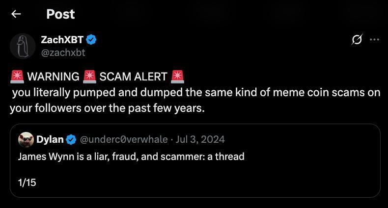 zachxbt-denies-conspiracy-claims-calls-out-james-wynn-and-claims-hes-gambling-with-stolen-funds