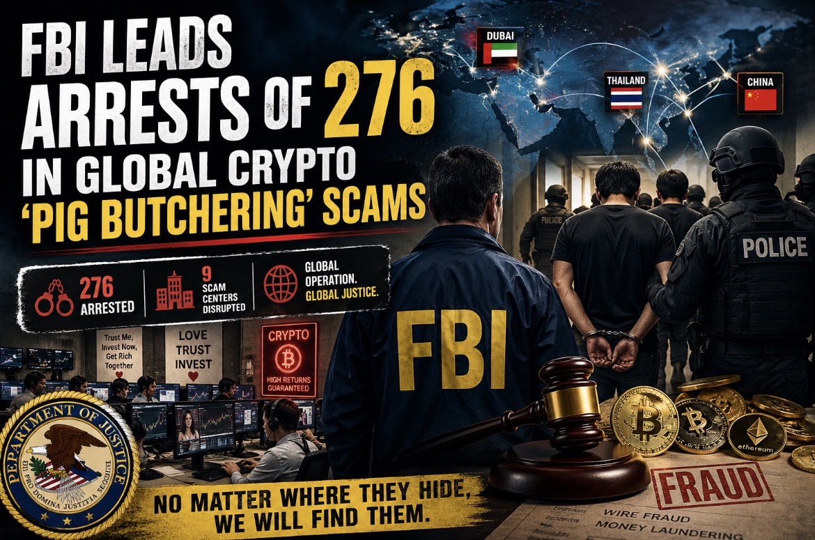 fbi-leads-arrests-of-276-in-global-crypto-pig-butchering-scams