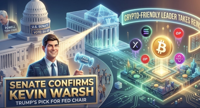 Senate votes to confirm Trump-pick Kevin Warsh to succeed Jerome Powell as Fed Chair