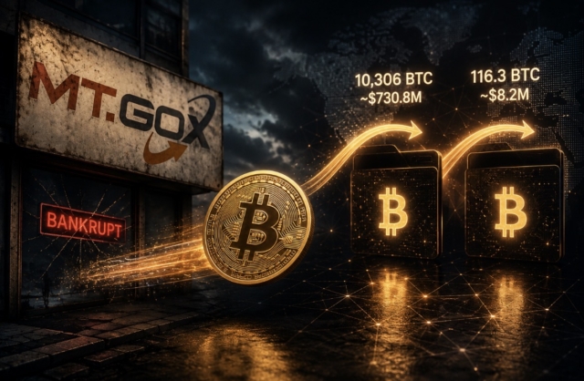 Mt. Gox moves $739 million worth of bitcoin to two addresses: Arkham