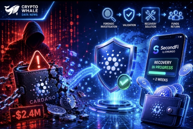SecondFi maps recovery path after $2.4 million Cardano wallet exploit, aims to return funds within two weeks