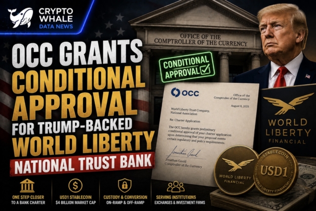 OCC grants conditional approval for Trump-backed World Liberty National Trust bank