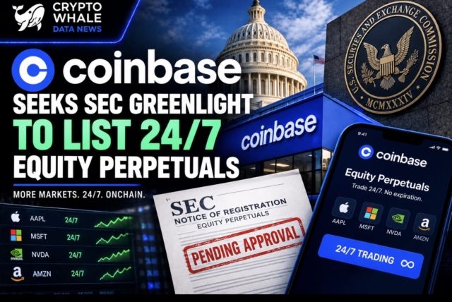 Coinbase seeks SEC greenlight to list 24/7 equity perpetuals