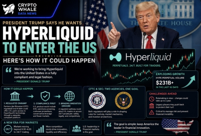President Trump says he wants Hyperliquid to enter the US — here’s how it could happen
