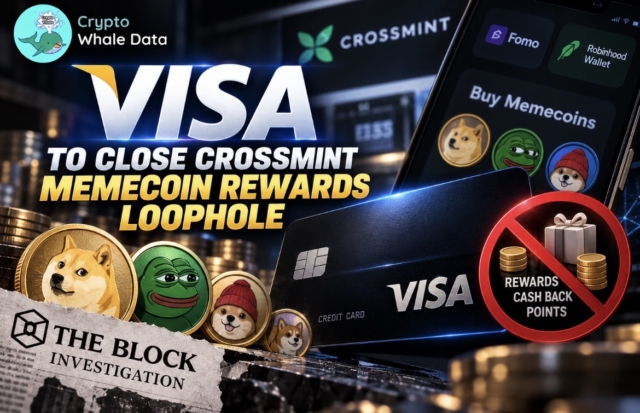 Visa to close Crossmint memecoin rewards loophole following The Block investigation: report