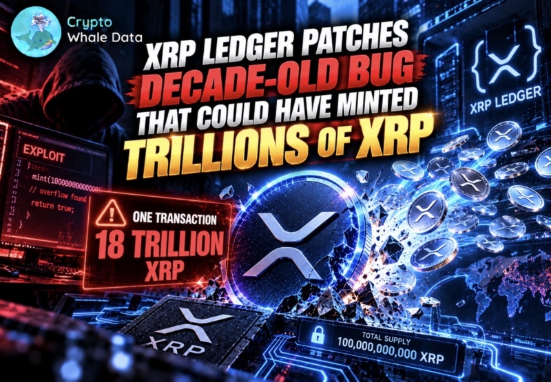 XRP Ledger patches decade-old bug that could have minted trillions of XRP