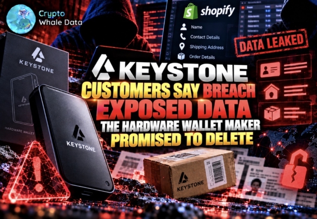 Keystone customers say breach exposed data the hardware wallet maker promised to delete