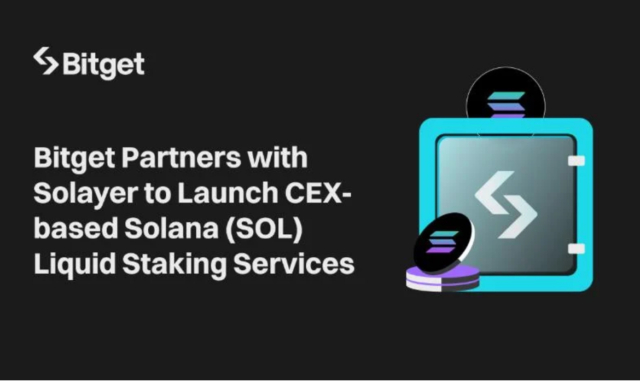 Bitget Partners With Solayer to Launch CEX-based Solana (SOL) Liquid Staking Services