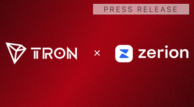 Zerion Wallet Integrates TRON to Support the Mass Adoption of Stablecoin Payments