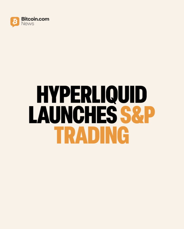 Hyperliquid has launched the first officially licensed S&P 500 perpetual contracts in partnership with S&P Dow Jones Indices. The product enables 24/7 trading of the benchmark index on a decentralized blockchain for eligible non-US investors.