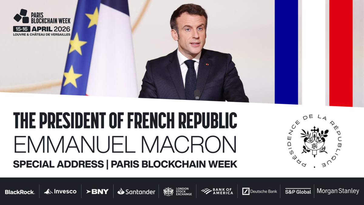 emmanuel-macron-to-deliver-special-address-at-paris-blockchain-week-a-first-for-a-sitting-g7-president-at-an-institutional-digital-assets-conference
