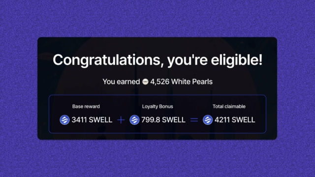 Swell airdrop claim will be live in 3 days