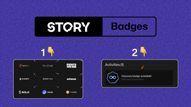 There are more than 20 badges that you can claim on StoryProtocol