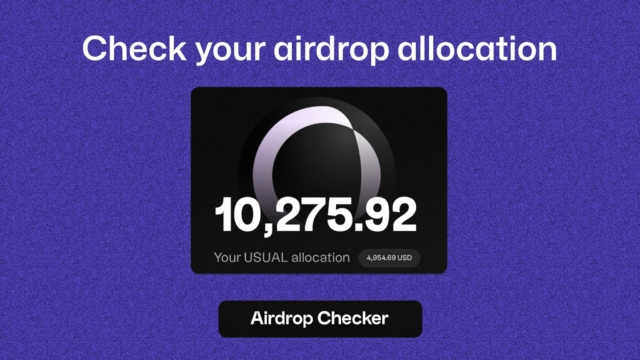 Usual Airdrop checker is live