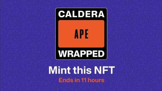 This Caldera NFT mint ends in 11 hours