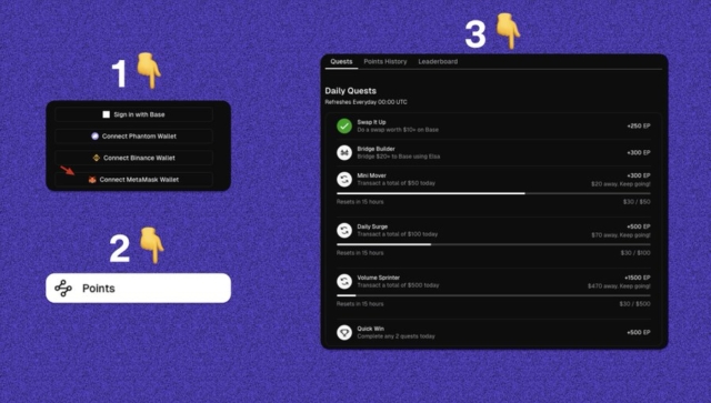 New airdrop opportunity: HelElsa AI → Funding: $3M [Coinbase's Base eco, MH Ventures] → Points program ongoing with multiple quests Basically, the project helps you carry out blockchain transactions by just chatting [Like ChatGPT] Actually useful for people new to crypto or who want to make transactions quickly.